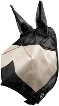 Chetaime Vliegenmasker Met Oren En Afritsbare Neus - Zwart/Beige-Cob
