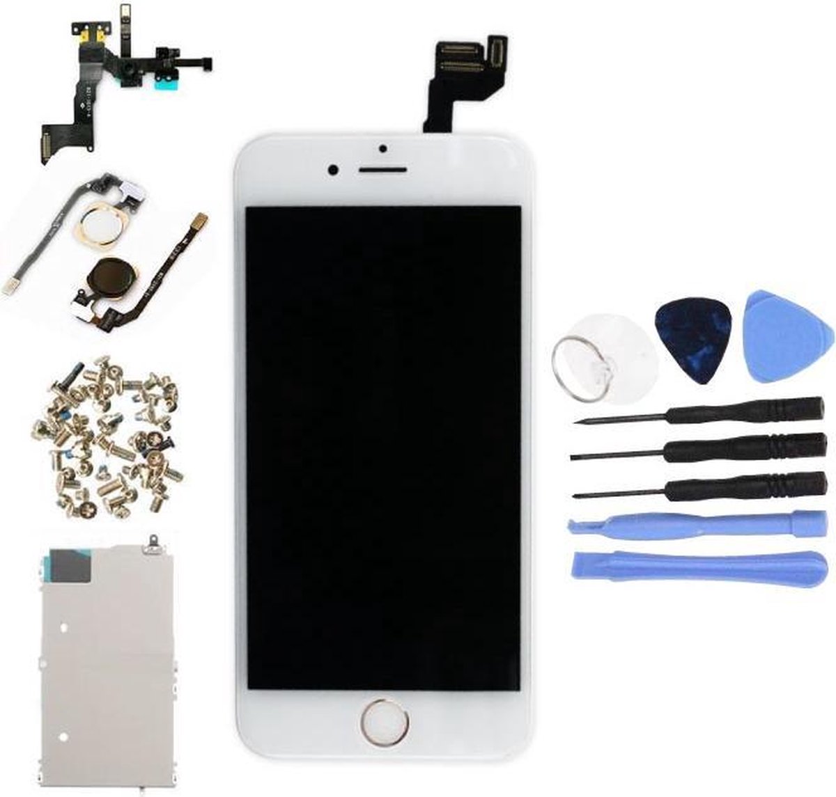 Voor Apple iPhone 6S 4.7" - AAA+ Voorgemonteerd LCD scherm Wit & Tools