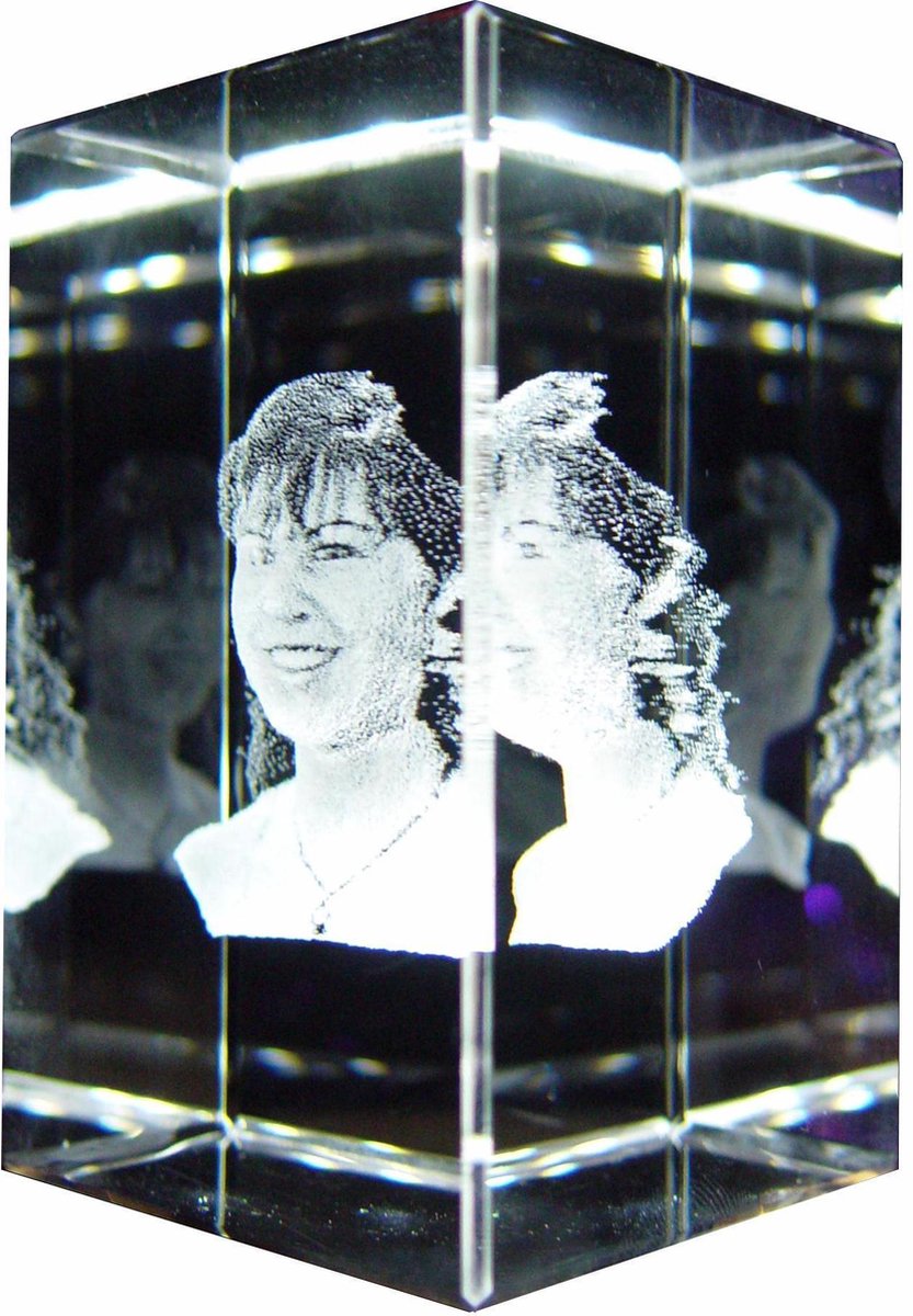 fotokristal 60 x 60 x 90mm 3D