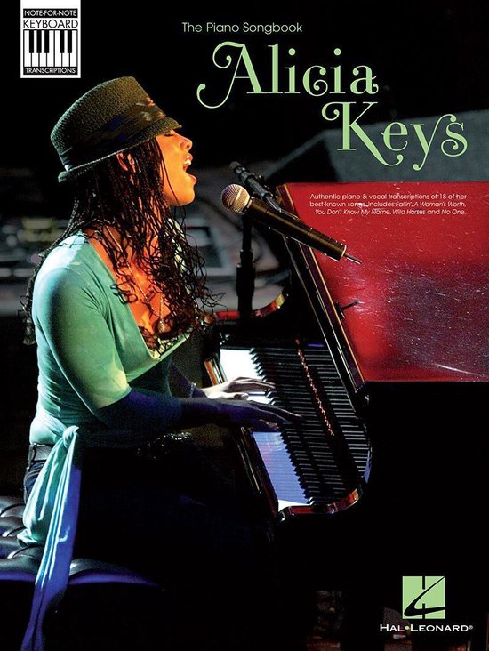 Alicia Keys - Note-for-Note Keyboard Transcriptions (Songboo ... - cover