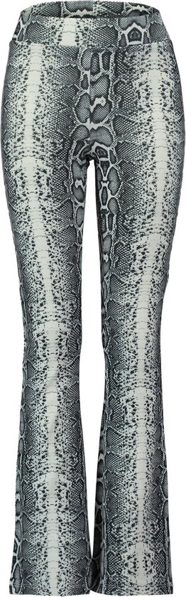 Coolcat Legging Flared broek met slangenprint - Wit/zwart - 122/128 |  bol.com