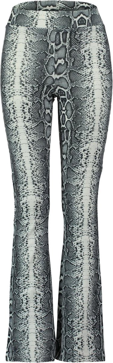 Uit Ministerie Meetbaar Coolcat Legging Flared broek met slangenprint - Wit/zwart - 122/128 |  bol.com