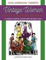 Vintage Women: Adult Coloring Book #7