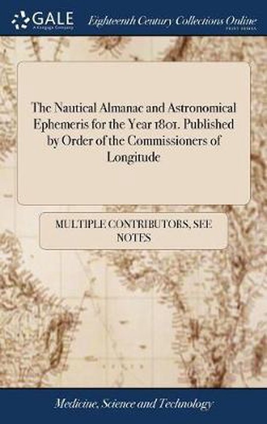 Foto: The nautical almanac and astronomical ephemeris for the year 1801 published by order of the commissioners of longitude