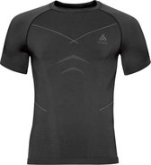Odlo thermoshirt - Shirt short sleeve/ crew neck - heren - black-graphite - maat M