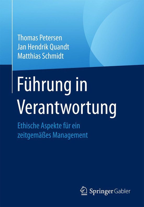 Business and Economics (German Language) - Führung in Veran ... - cover