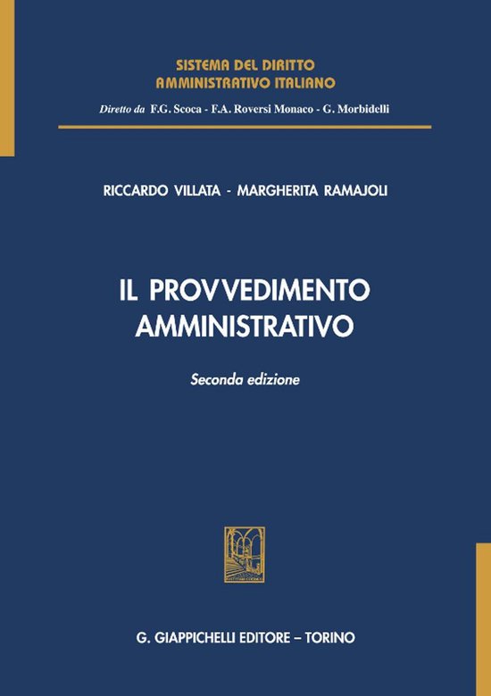 Il provvedimento amministrativo - cover