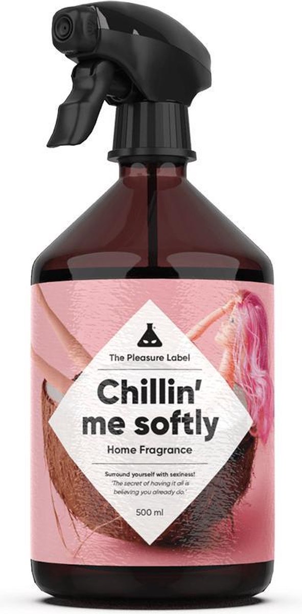 The Pleasure Label - Chillin Me Softly - Huisparfum - 500 ml - Geur: Vetiver, Sandelhout, Mandarijnbloesem
