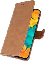 Bookstyle Wallet Case Hoesje voor Samsung Galaxy A30 Bruin