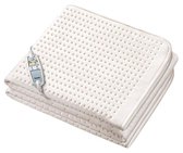 Bol.com Beurer UB 100 Cosy Elektrische Deken - 198 x 92 cm - 2 Zones met elk 9 temperatuurstanden - Overtrek - Snelle opwarming ... aanbieding