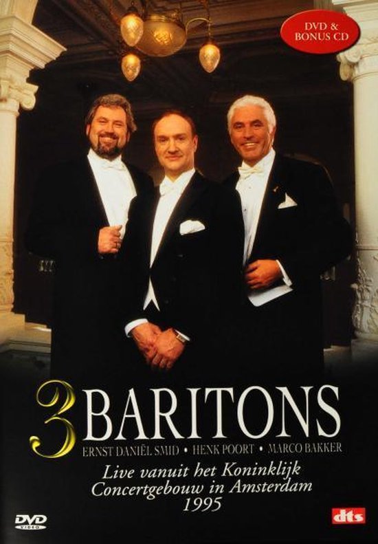 Cover van de film '3 Baritons - Koninklijk Concertgebouw 1995'