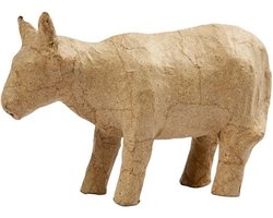 Televisie kijken welvaart lelijk Koeien van papier mache 13 cm - Dieren schilderen - hobbymaterialen |  bol.com