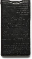 Zenus hoesje voor Sony Xperia Z1 Compact Lettering Diary - Black