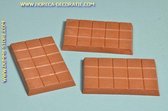 Chocolade tablet, melk, 3 stuks