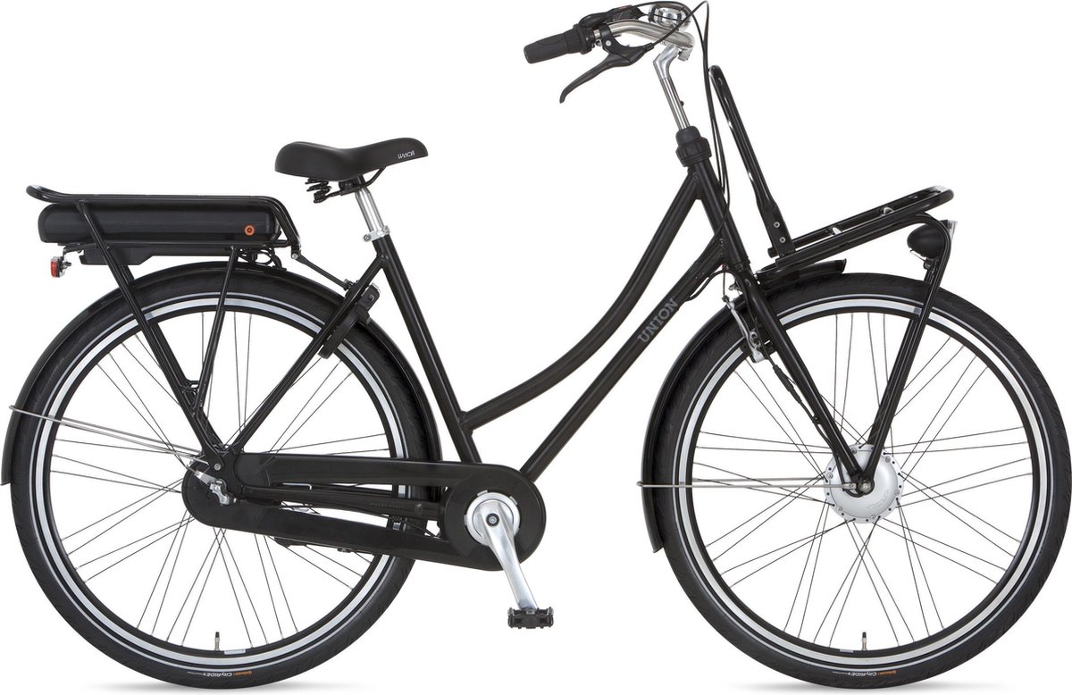 Union E-Load - Elektrische Fiets - Dames - 49cm - 7V - Zwart | bol.com