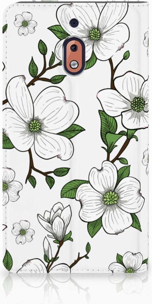 Nokia 2.1 2018 Smart Cover Dogwood Flowers