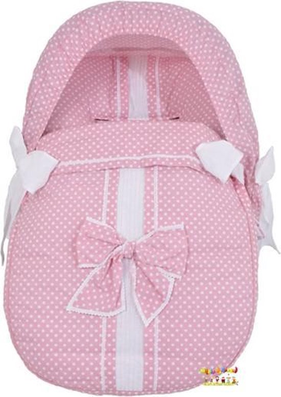 Gestipte roze Maxi-Cosi hoes incl voetenzak | bol.com