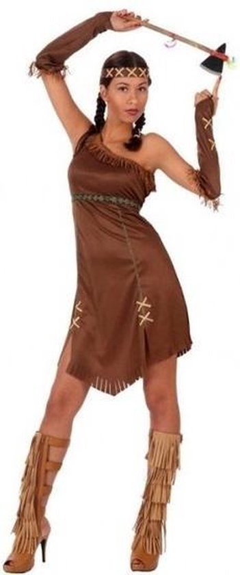 Tegenhanger Woud Detecteerbaar Indiaan verkleed kostuum - Indianen verkleed jurkje voor dames -  carnavalskleding -... | bol.com