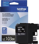 Brother LC103BK inktcartridge 1 stuk(s) Origineel Hoog (XL) rendement Foto zwart