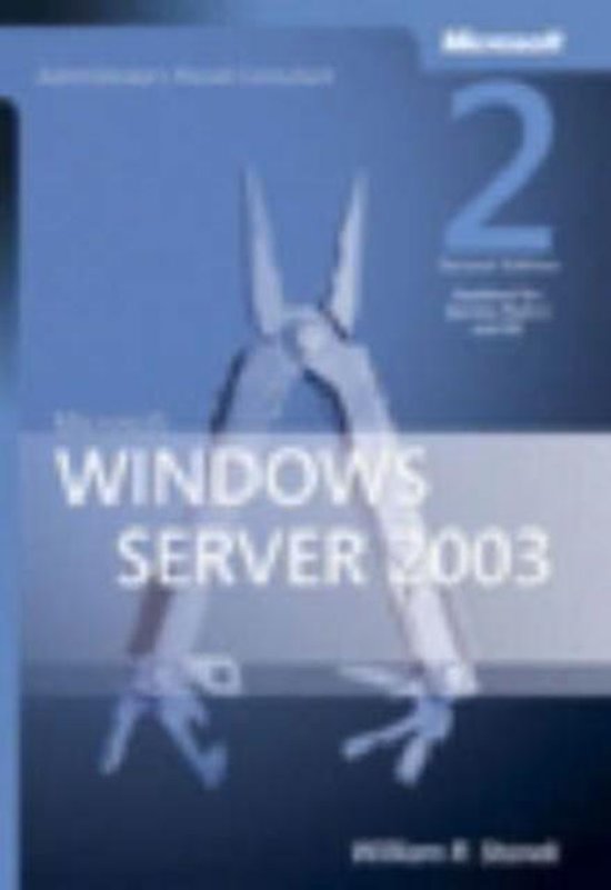 Microsoft Windows Server 2003 Administrators Pocket Consutan ... - cover