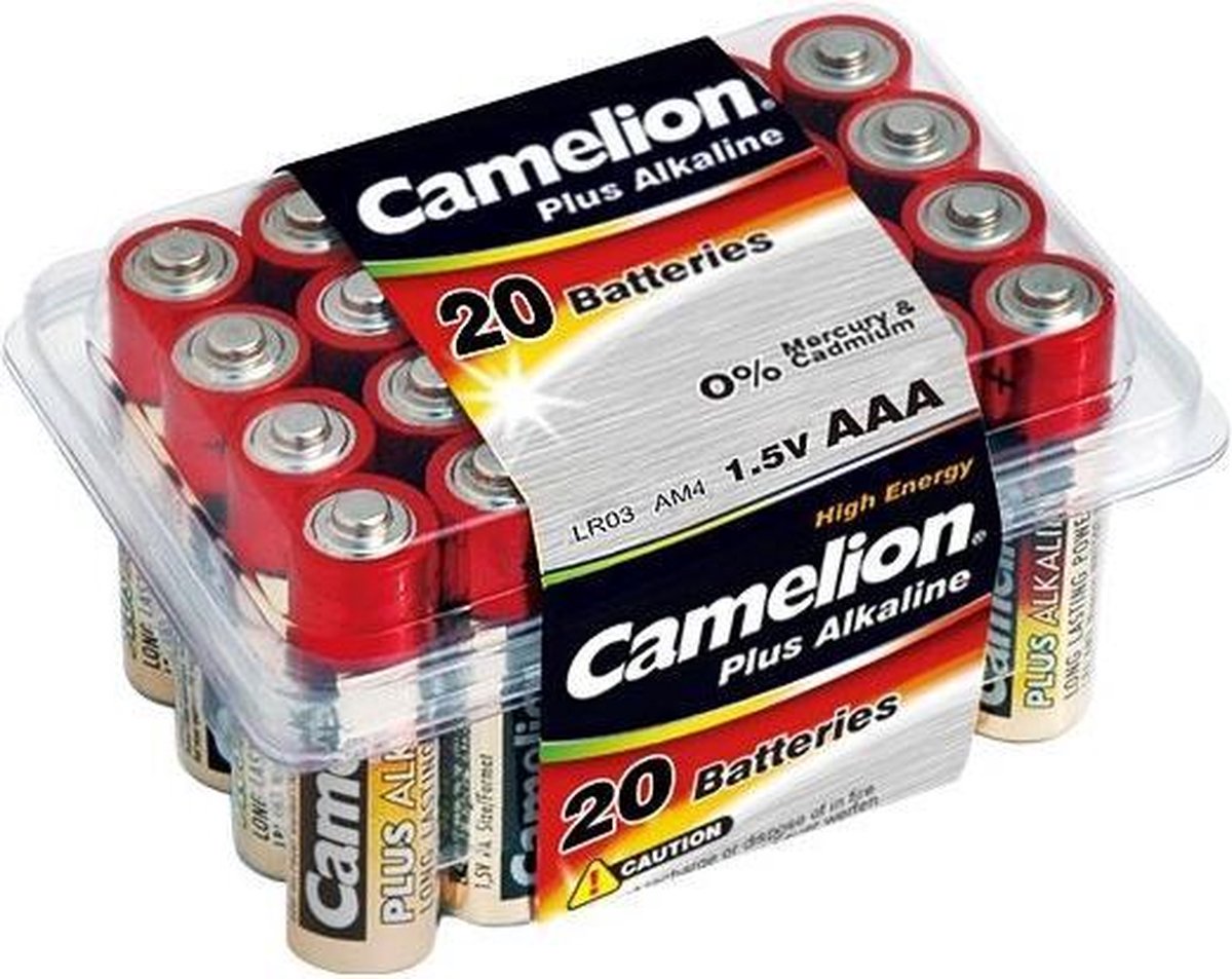 Camelion AAA Batterij LR03-PB20 20stuk(s) 1.5 1.25Ah