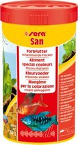 Sera san 250 ml top kleurvoeder voor gemengd aquarium