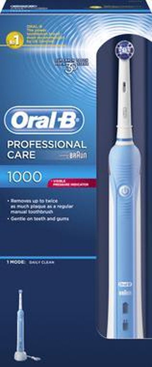 replace battery oral b professional care 1000