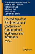 Advances in Intelligent Systems and Computing 507 - Proceedings of the First International Conference on Computational Intelligence and Informatics