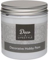 Deco & Lifestyle Acrylverf krijt 230 ml - ijsblauw 45106. 2 POTTEN a 230ML.