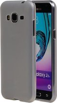 Samsung Galaxy J3 2017 TPU back case hoesje Transparant Wit