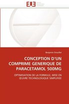 CONCEPTION D'UN COMPRIME GENERIQUE DE PARACETAMOL 500MG