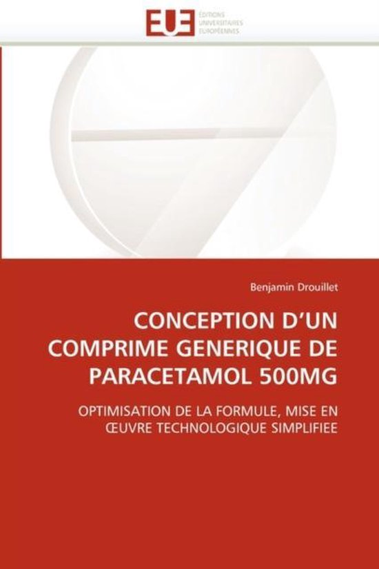 CONCEPTION D'UN COMPRIME GENERIQUE DE PARACETAMOL 500MG
