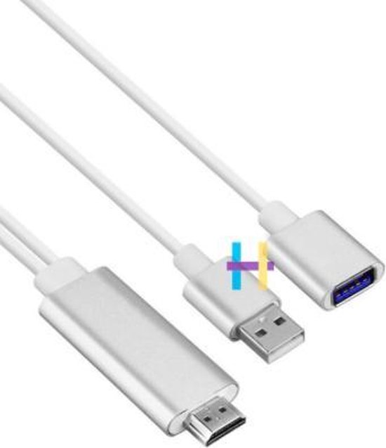 Vuilnisbak Verscheidenheid patroon HDMI naar USB kabel, USB vrouwelijke port, HDMI Kabel | bol.com