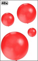 40x Mega Balloon 60 cm rouge