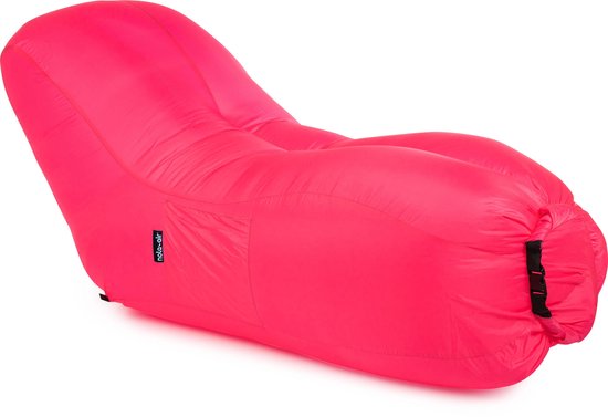 Nola-Air™ lounger pink, opblaasbaar in seconden. | bol