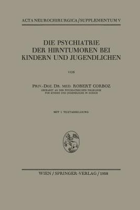 Die Psychiatrie Der Hirntumoren Bei Kindern Und Jugendlichen ...