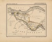 Historische kaart, plattegrond van gemeente Pouderoijen ( Pouderoijen) in Gelderland uit 1867 door Kuyper van Kaartcadeau.com