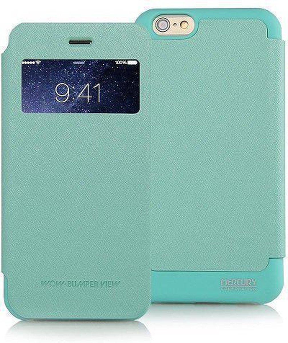 iPhone 6 plus hoesje Wow Bumper View Mercury Cover Mint