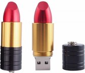 Lipstick lippenstift usb stick 32GB - metaal