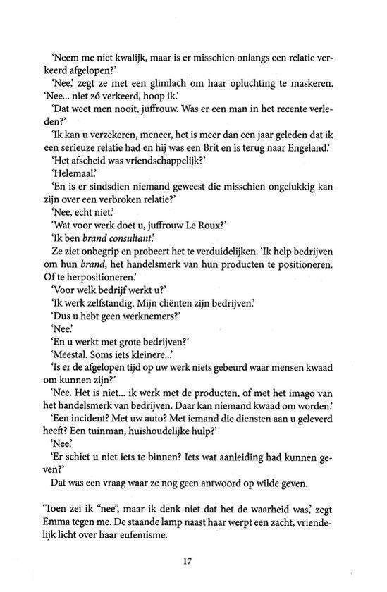 Pagina 17 van een boek met tekst.