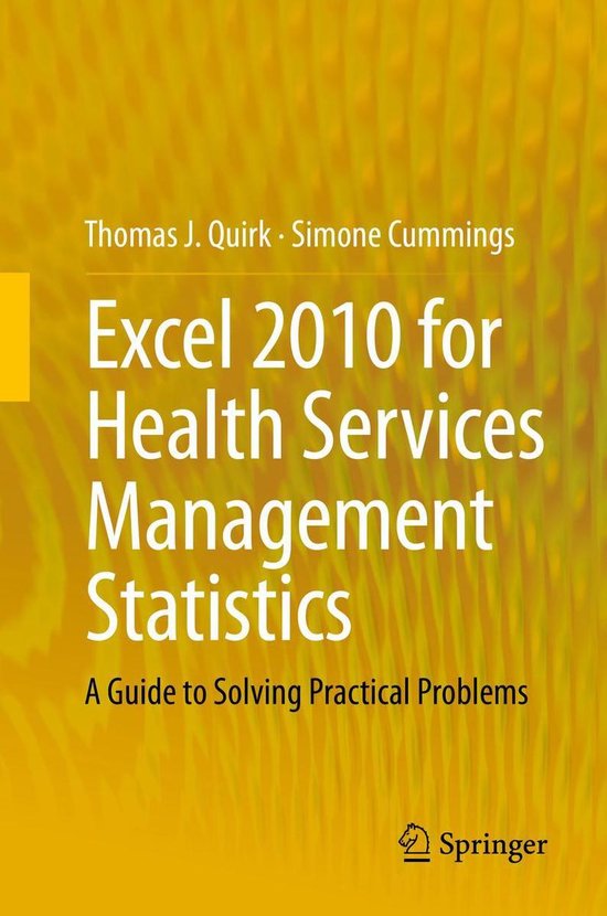 Mathematics and Statistics (R0) - Excel 2010 for Health Serv ... - cover