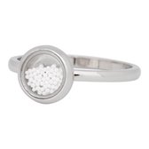 iXXXi JEWELRY - Vulring - White Balls - Zilverkleurig - 2 mm - Maat 17