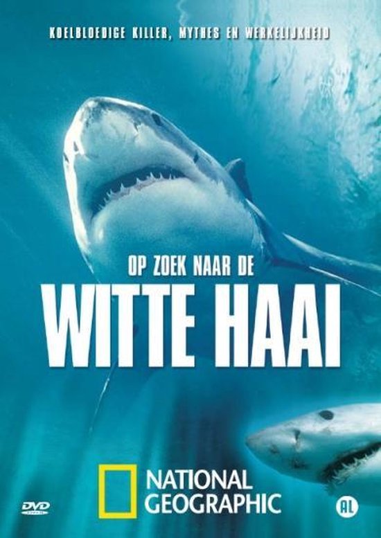 Cover van de film 'Op Zoek Naar De Witte Haai'