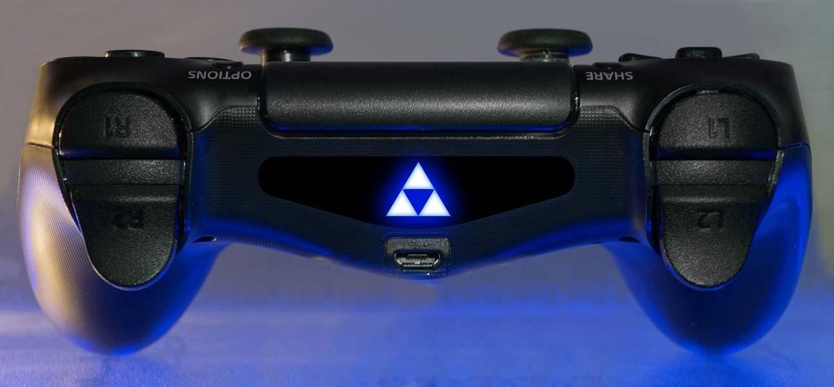 Triforce PlayStation 4 Light bar sticker Zelda PS4