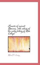 Memoirs of Eminent Etonians, with Notices of the Early History of Eton College