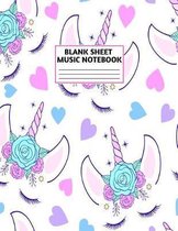 Blank Sheet Music Notebook