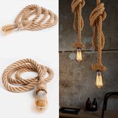 Touwlamp - Handgemaakt Design - 1m - 2 Fittingen - Trendige uitstraling