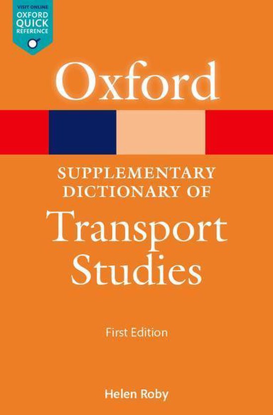 Oxford Quick Reference - A Supplementary Dictionary of Trans ... - cover
