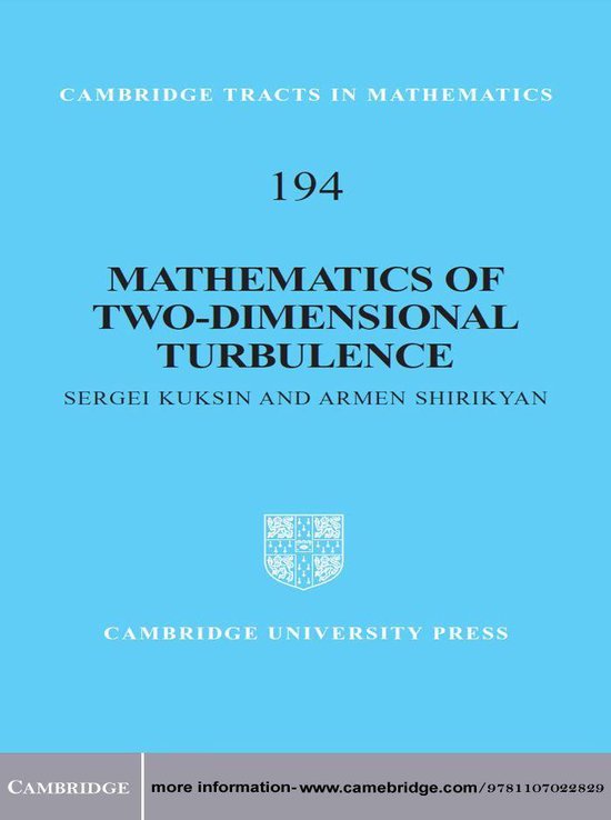 Cambridge Tracts in Mathematics 194 - Mathematics of Two-Dim ... - cover