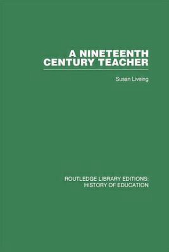 A Nineteenth Century Teacher - cover